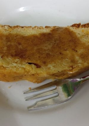 Una foto de Budín de limón al café