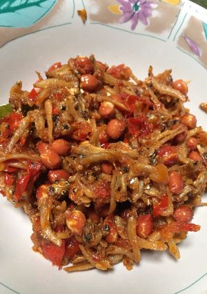 Foto resep Ikan teri kacang