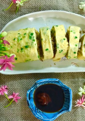 Hình của món Trứng cuộn tôm thịt.