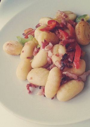 A picture of Golden Brown Gnocchi.