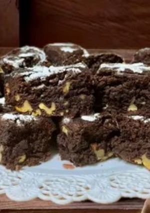 Foto de Fudge cremoso de chocolate e nozes