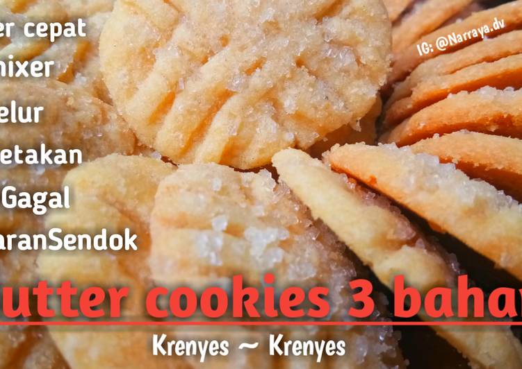 Butter cookies hemat bahan
