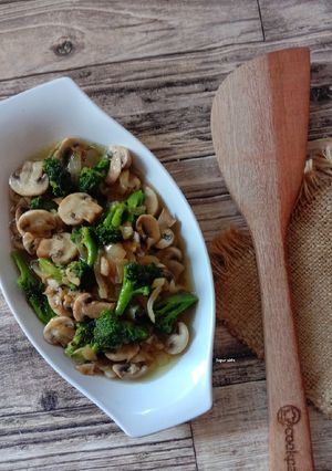 Foto resep Cah brokoli jamur kancing