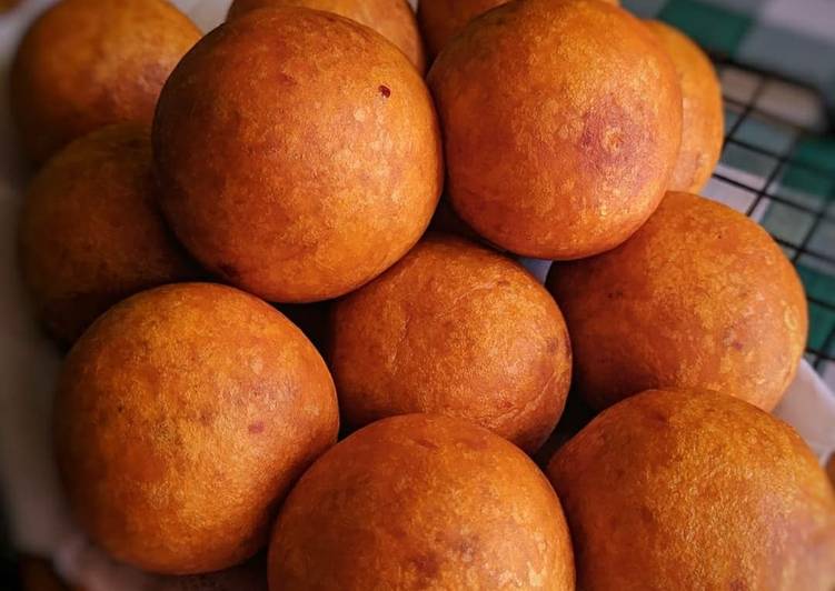 Cara Membuat Bola Ubi Gula Merah Kue Obi Yang Nikmat