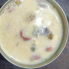 A picture of Vermicelli and Sago Payasam.