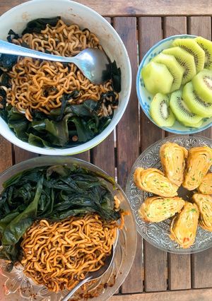 Hình của món Mì Tương Đen Hàn Quốc.