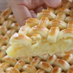 Vickys Shortcrust Pineapple Pie, GF DF EF SF NF A picture of Vickys Shortcrust Pineapple Pie, GF DF EF SF NF.