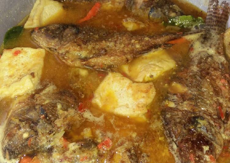 Ikan Mujair kuah kuning