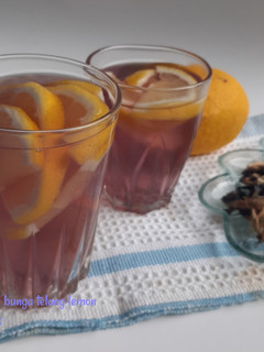 Foto resep Teh Bunga Telang Lemon