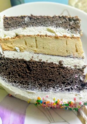 Chocolate fudge cake ainihin hoton girkin