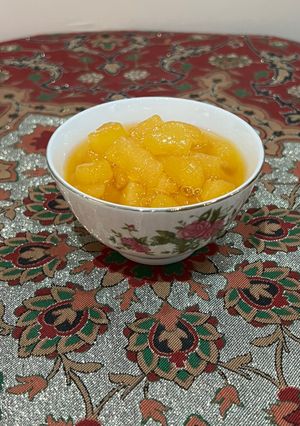 عکسی از دستور مربای گلابی