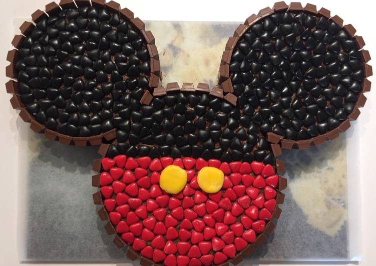La Recette Pas à Pas Gâteau Mickey au chocolat