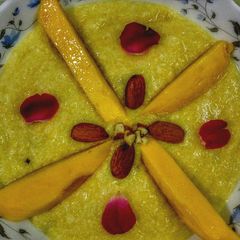 A picture of Mango Phirni.