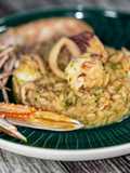 Risotto with Langoustines and Calamari