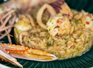 Foto di Risotto con Scampi e Calamari