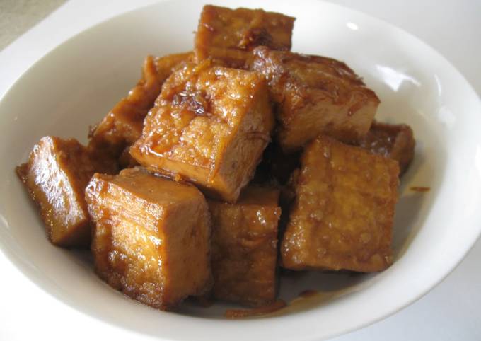 Simple Way to Make Ultimate Atsu-age (Fried Tofu) Simmered in Sweet Soy Broth