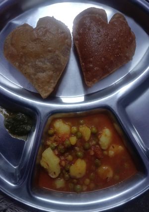 हार्ट मसाला पूरी (heart masala puri recipe in hindi) रेसिपी मुख्य फोटो