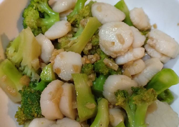 BIKIN NAGIH! Resep Rahasia 40. Broccoli Scallops