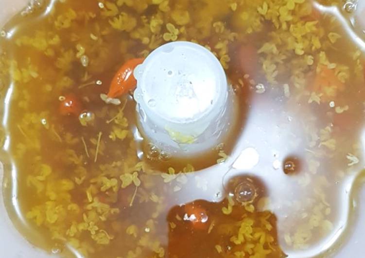 Langkah Mudah untuk Membuat Osmanthus jelly, Menggugah Selera