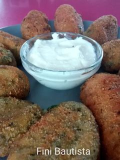 Una foto de Croquetas de espinacas con queso