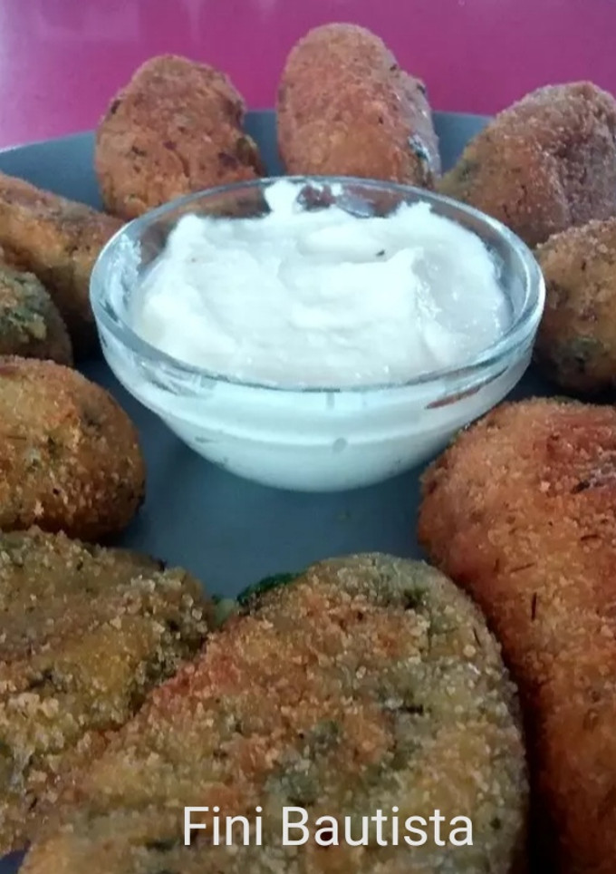 Una foto de Croquetas de espinacas con queso