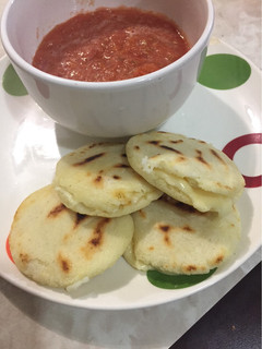 Una foto de Arepas