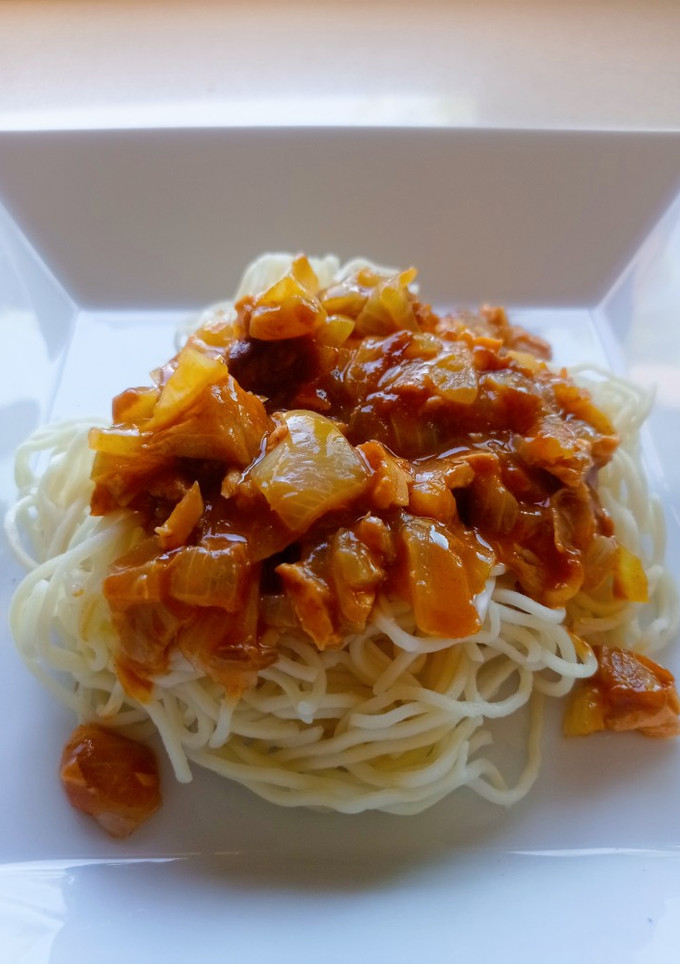 Una foto de Noodles con crema de bogavante