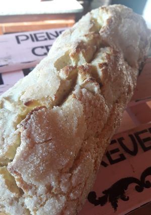 Una foto de Budín fácil de manzana