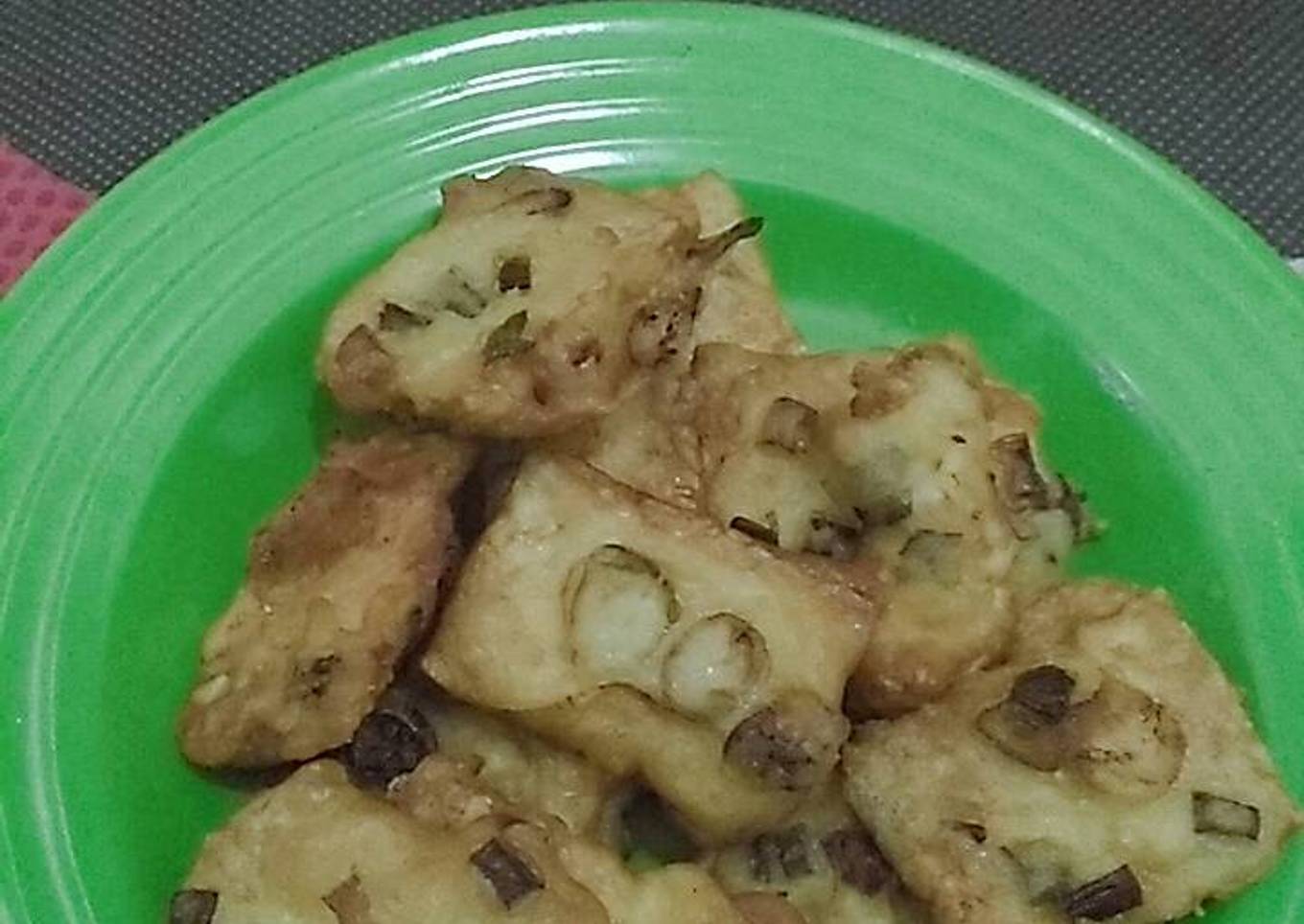 Tepung goreng tempe (manduan)