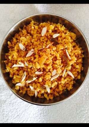 A picture of Sweet boondi.