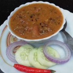 A picture of Spicy Urad dal.