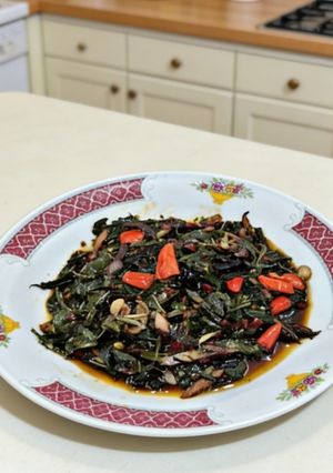 Foto resep Tumis Daun Ubi/Singkong