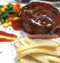 Langkah Mudah untuk Membikin Resep Steak sapi rumahan #homemadebylita yang Enak Banget Anti Ribet, Mantap Sekali