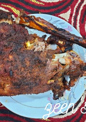 A picture of Bakra Eid Special Oven Roasted Raan with Sumac (non-veg).