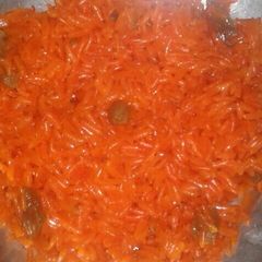 Sweet orange rice A picture of Sweet orange rice.