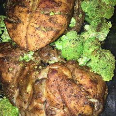 A picture of Chicken sajji.