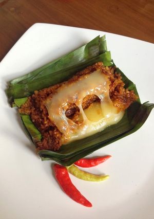 Foto resep Nasi bakar padang