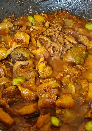 Foto resep Ati Ampela Usus Kentang Pedas