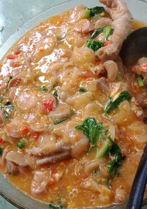 Foto resep Seblak krupuk ceker pedes endes