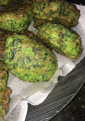 Una foto de Buñuelos de espinaca