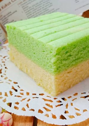 Foto resep Bolu kukus santan pandan