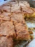 Bolo de milho com canela