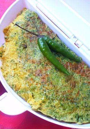A picture of Broccoli Omelette.