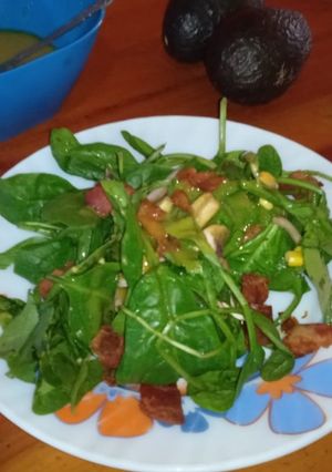 Una foto de Ensalada de espinacas con tocino de un estudiante PZ