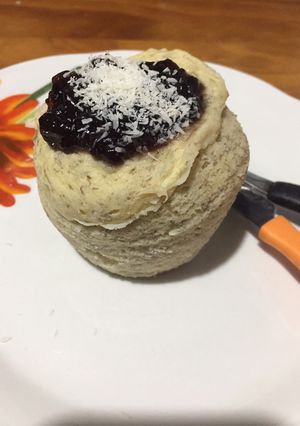 Una foto de Mug cake de banana