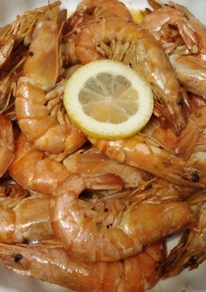 Foto de Camarão frito com limão