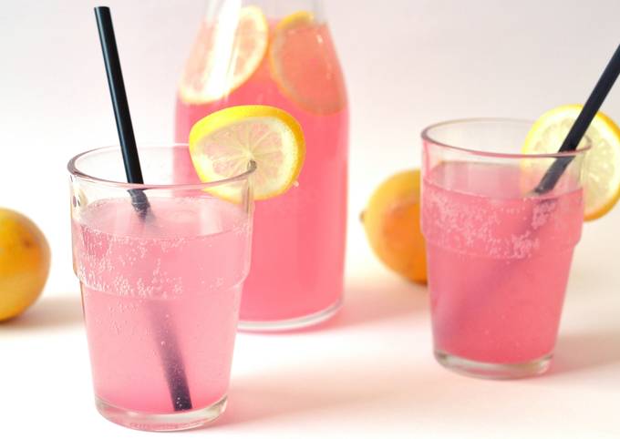 Rebarbarás-citromos limonádé recept foto