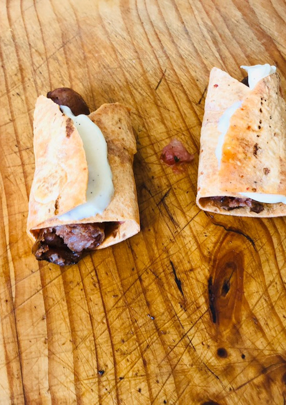 Una foto de Choripan light