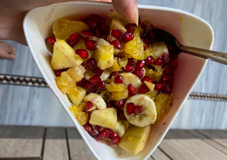 Simple Way to Prepare Perfect Mix Fruit chaat Cooking Basics for Newbies