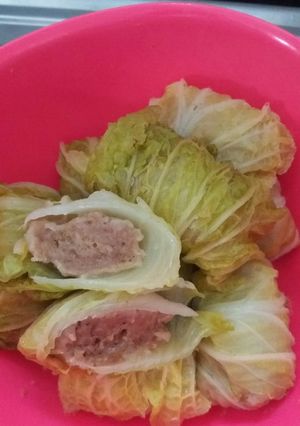 Foto resep Sawi putih gulung isi daging